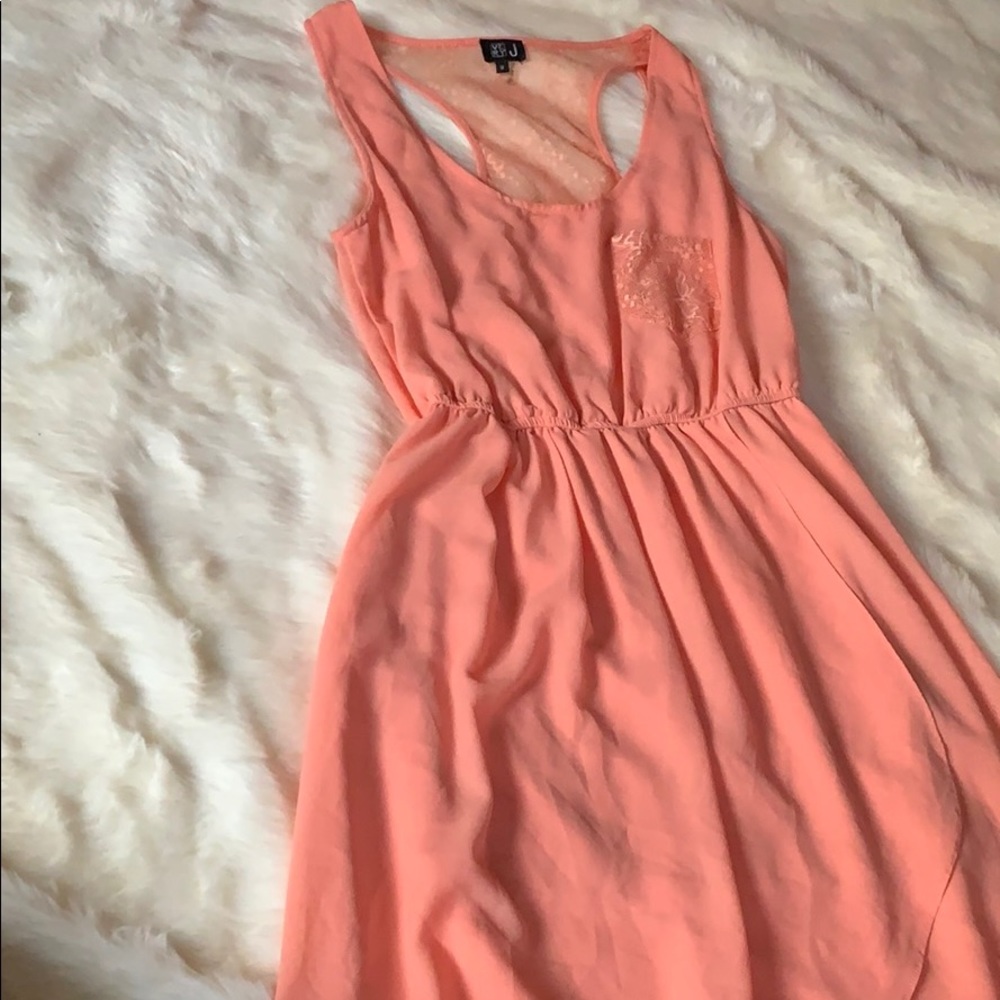 Coral dress
